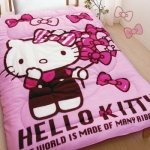 《華德寢飾》 Hello Kitty【蝴蝶飄飄樂】、蘋果款式毯被 毯被 暖暖被 刷毛被 台灣製